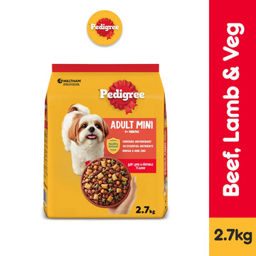 PEDIGREE® Mini Dog Food Dry Adult Beef Lamb & Vegetable