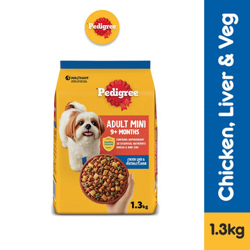 PEDIGREE® Mini Dog Food Dry  Adult Chicken Liver & Vegetable