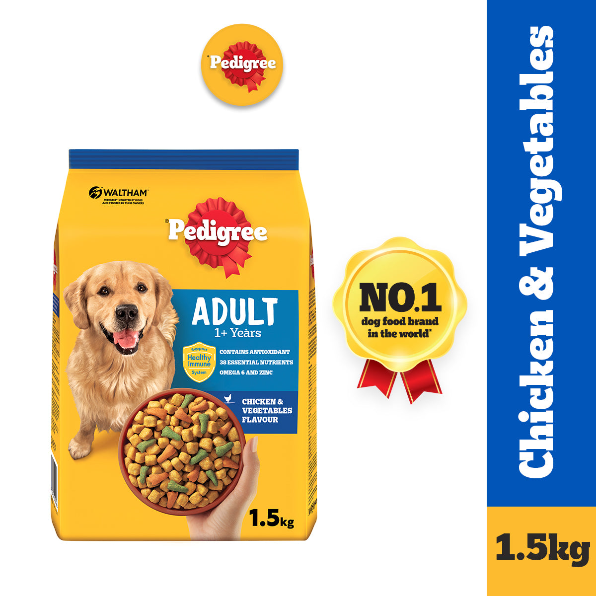 PEDIGREE Dog Food Dry Adult Chicken Vegetable