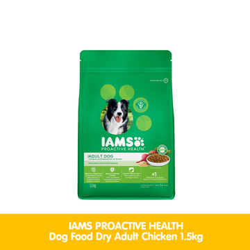 IAMS Proactive Health Dog Food Dry Adult Chicken 1.5kg