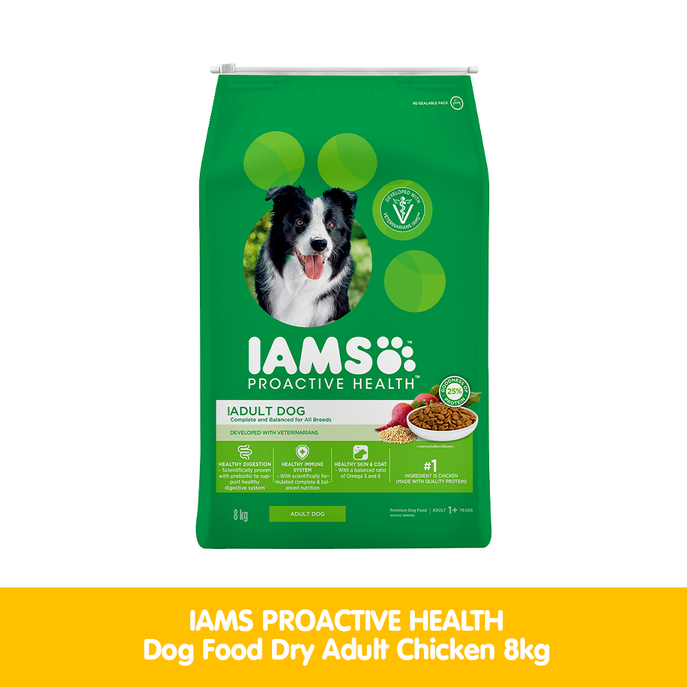 IAMS Proactive Health Dog Food Dry Adult Chicken 8kg