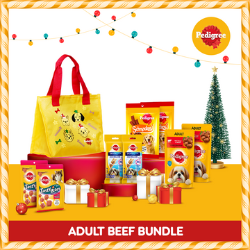 PEDIGREE® Santa Paws Pedigree Christmas Bundle (Adult Beef Variant)