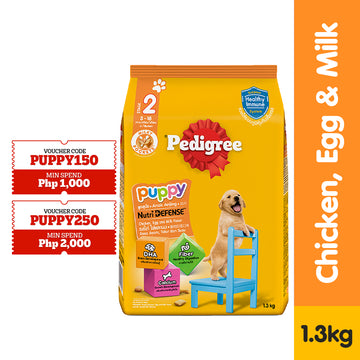 PEDIGREE® Dog Food Dry Puppy Chicken, Egg & Milk