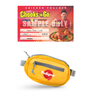 [NOT FOR SALE] PEDIGREE® Waist Bag and Chooks to Go Voucher