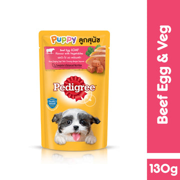 PEDIGREE® Dog Food Wet Puppy Beef Egg Loaf with Vegetables