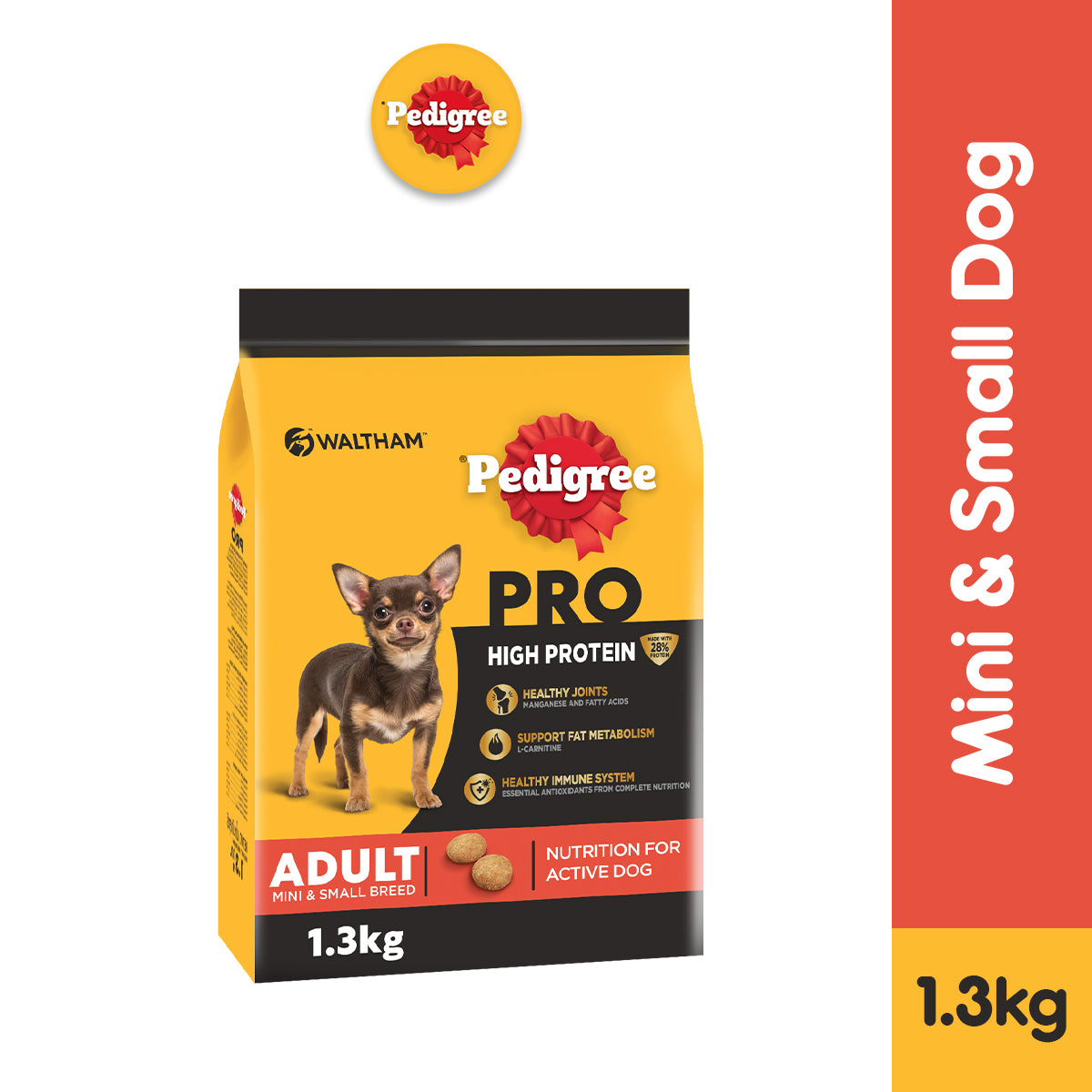 PEDIGREE PRO High Protein Mini and Small Breed Chicken Lamb