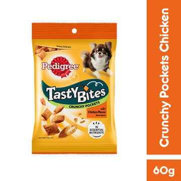 PEDIGREE® Tasty Bites Dog Treat Adult Crunchy Pockets Chicken